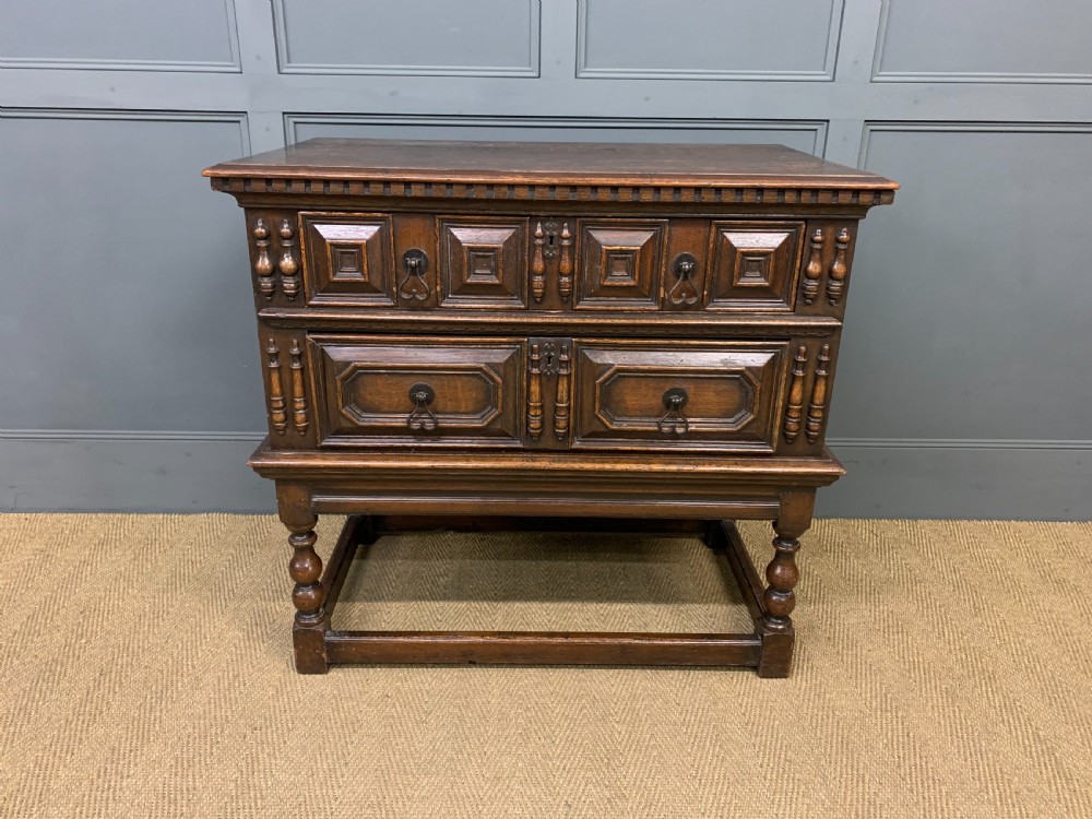 19th Century Oak Chest on Stand View VI