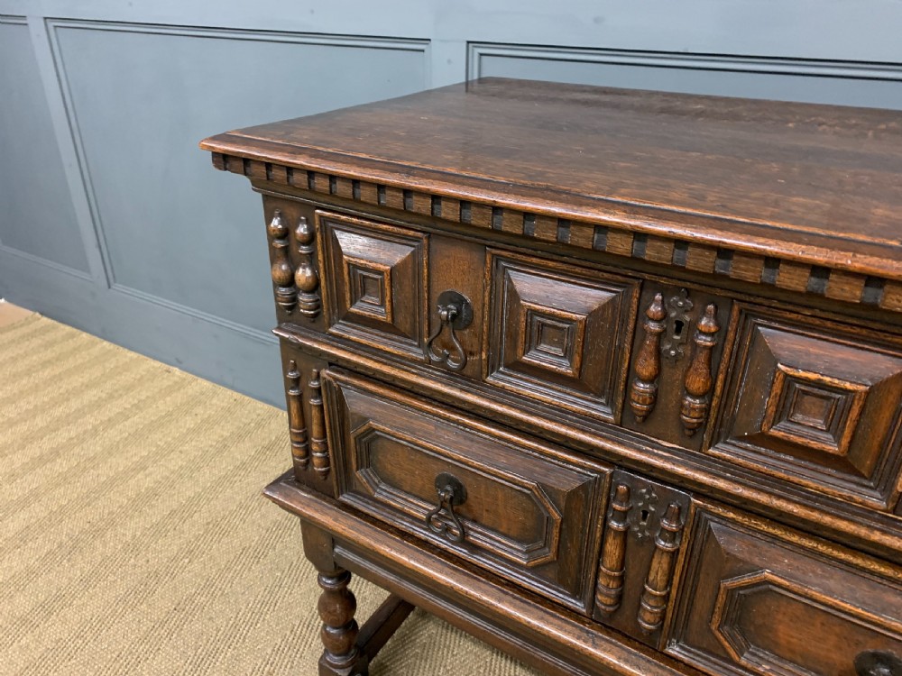 19th Century Oak Chest on Stand View VII