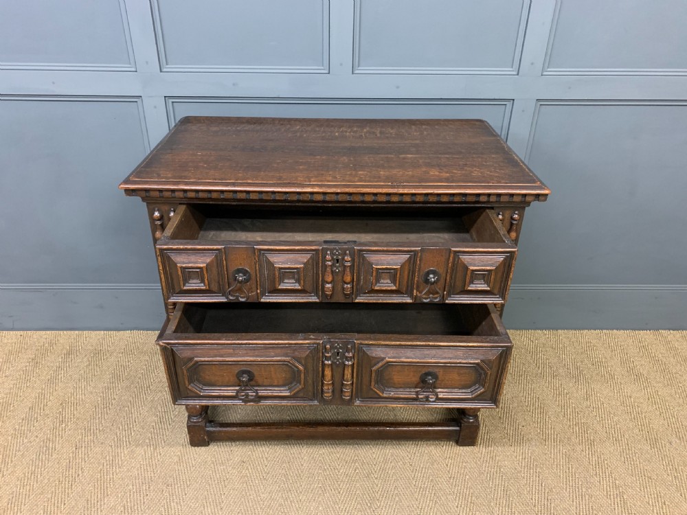 19th Century Oak Chest on Stand View VIII