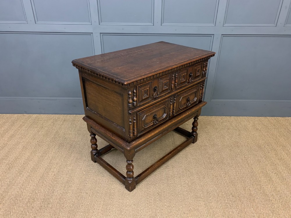 19th Century Oak Chest on Stand View IX