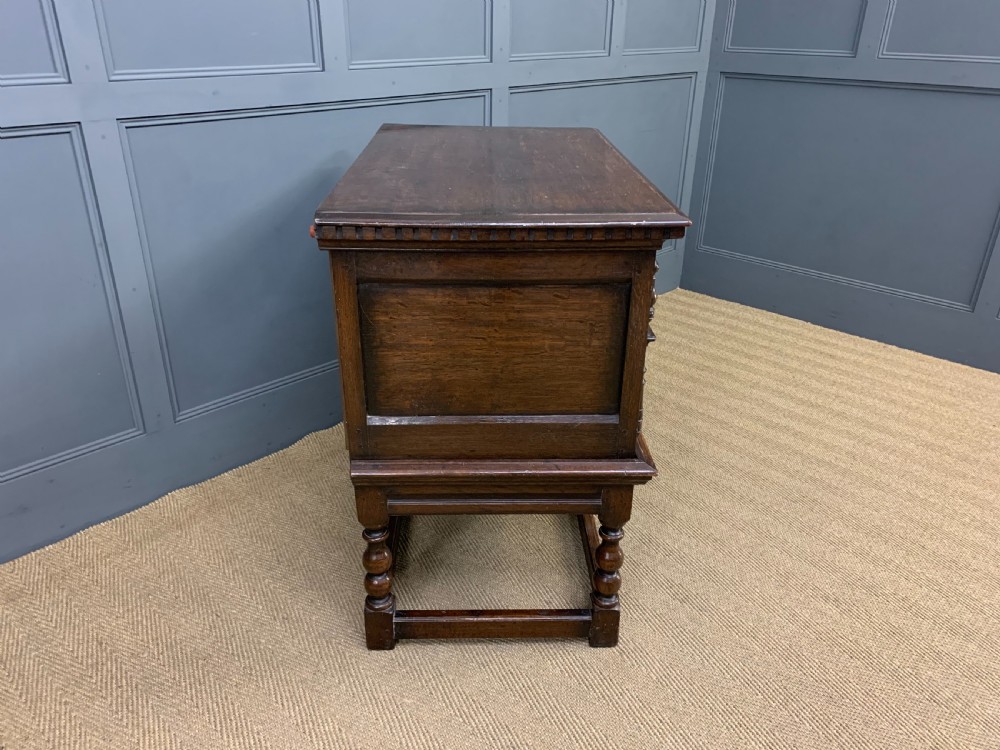 19th Century Oak Chest on Stand View X
