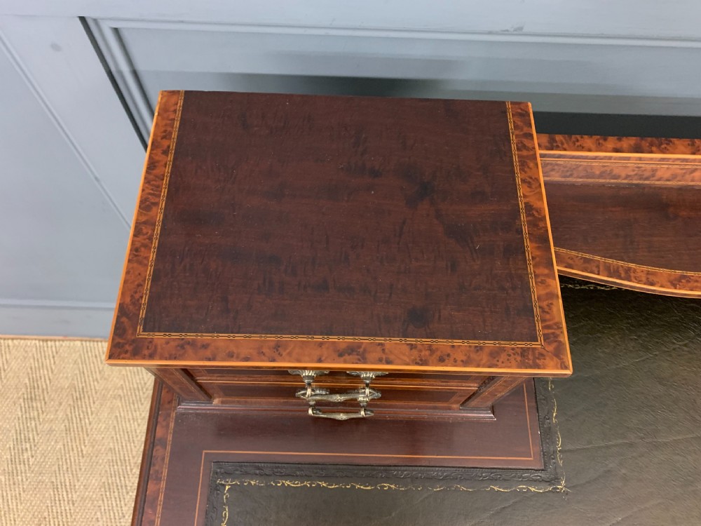 Inlaid Mahogany and Amboyna Writing Desk View XIII