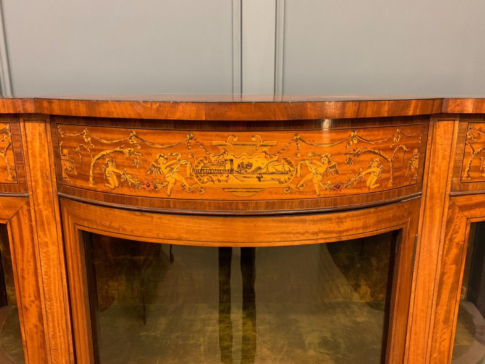 Inlaid Satinwood Side Cabinet View II