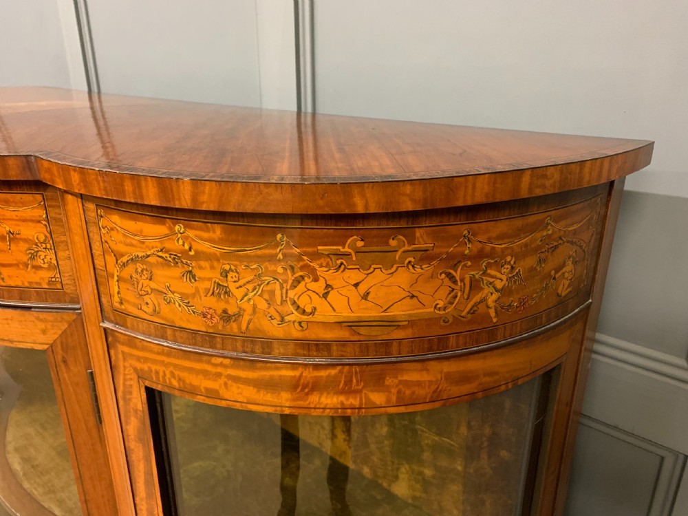 Inlaid Satinwood Side Cabinet View III