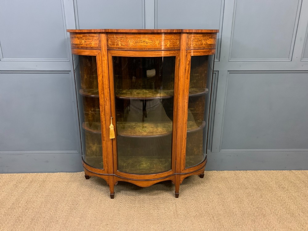 Inlaid Satinwood Side Cabinet View VII