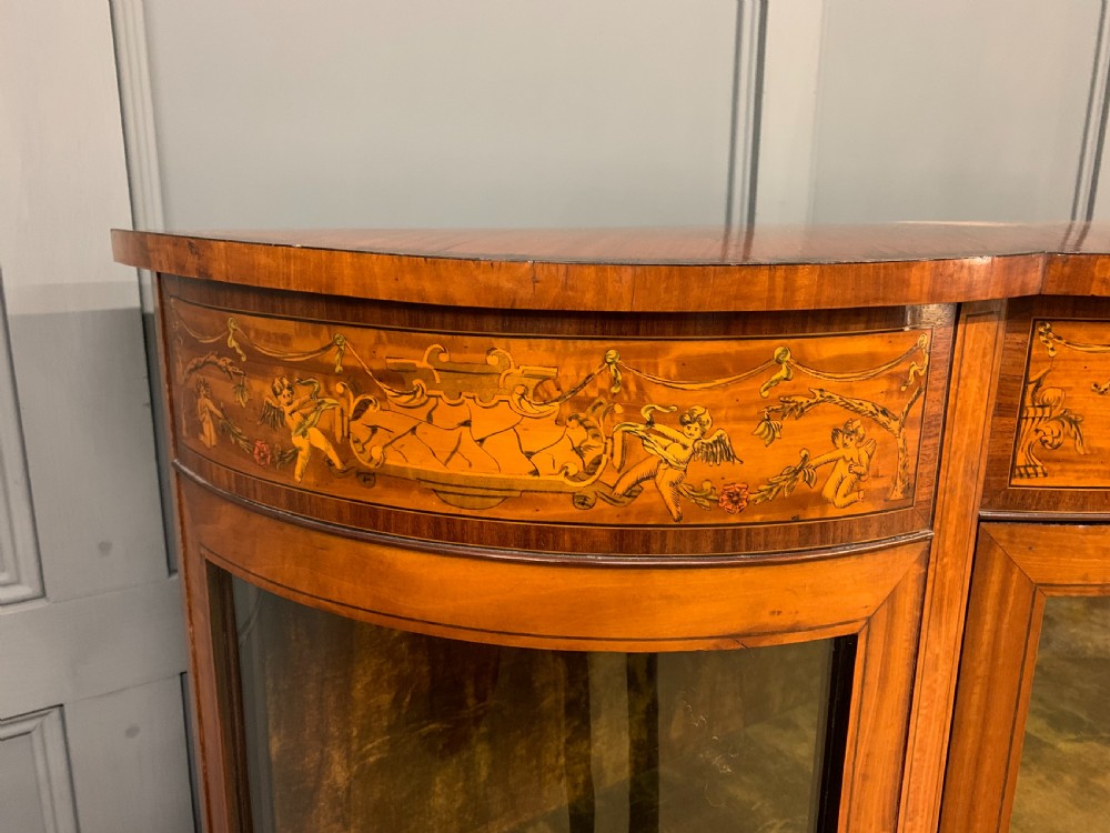 Inlaid Satinwood Side Cabinet View VIII