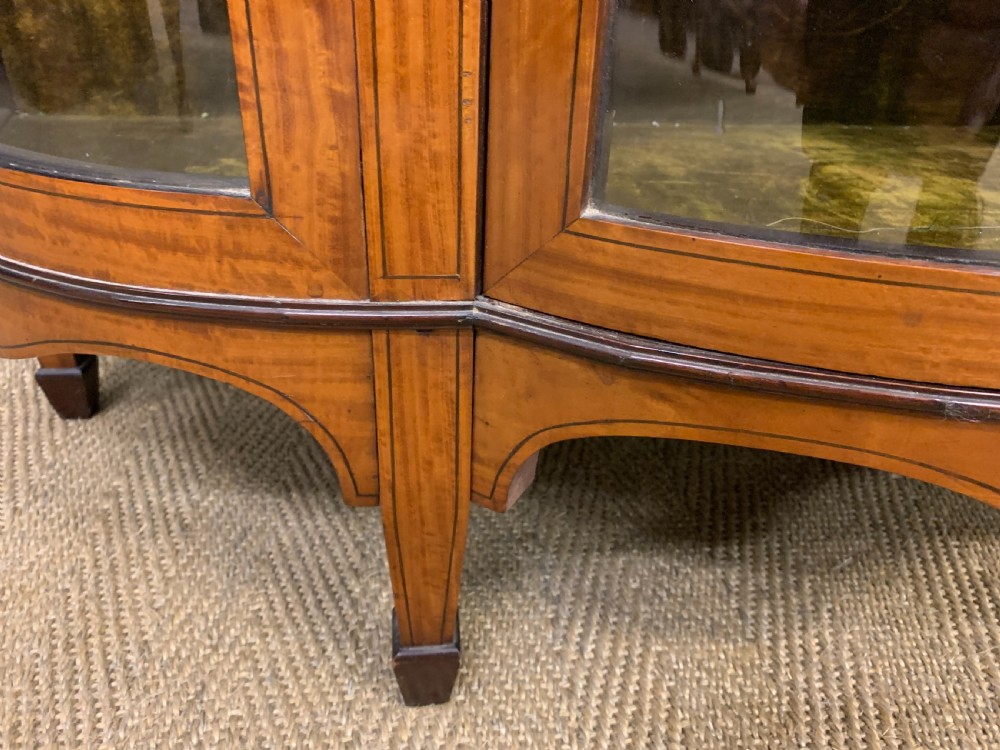 Inlaid Satinwood Side Cabinet View IX