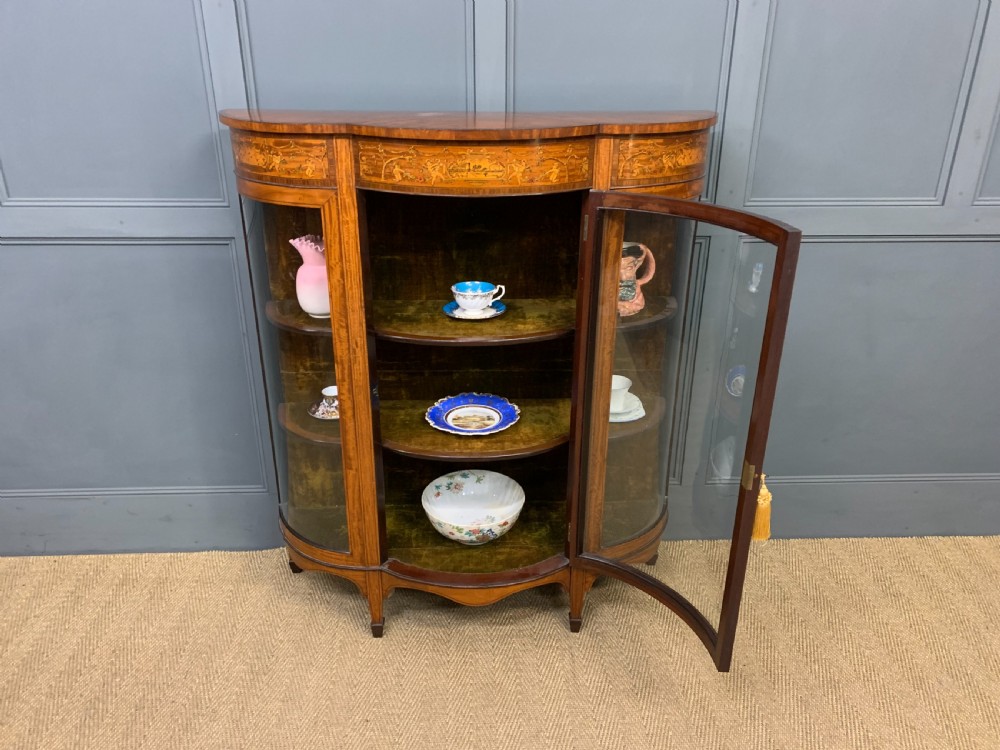Inlaid Satinwood Side Cabinet View X