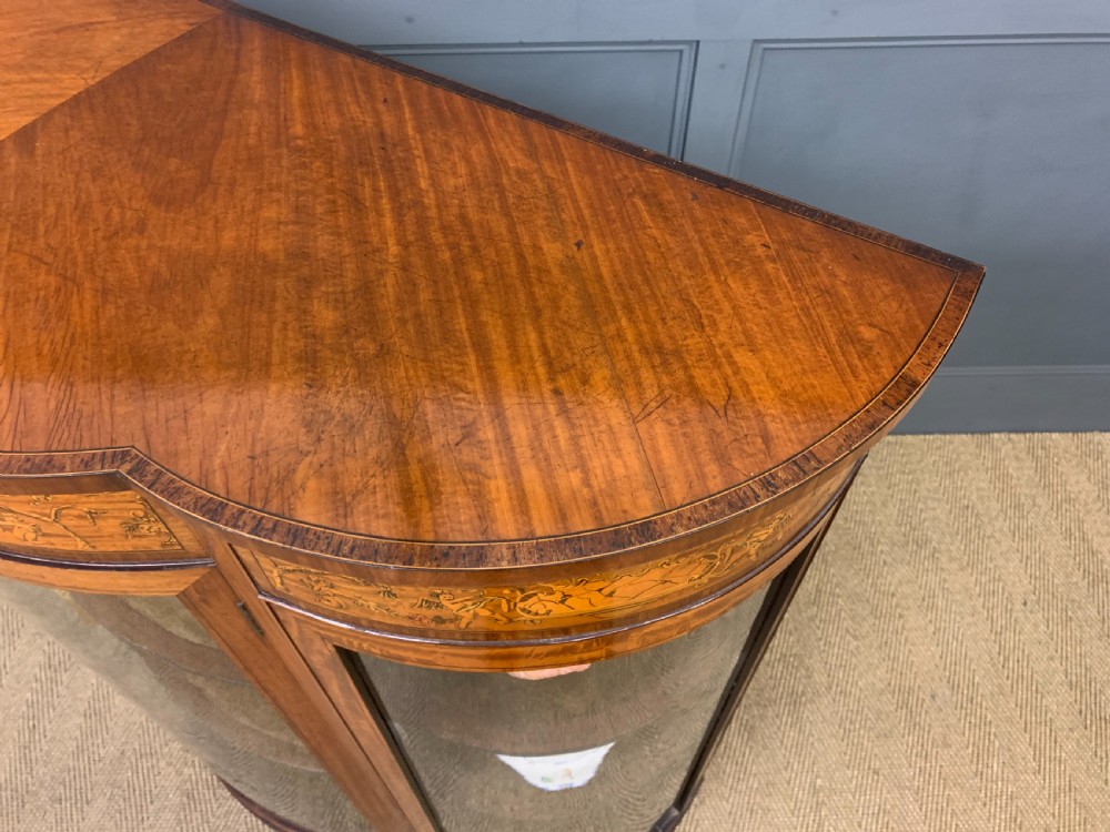 Inlaid Satinwood Side Cabinet View XIII