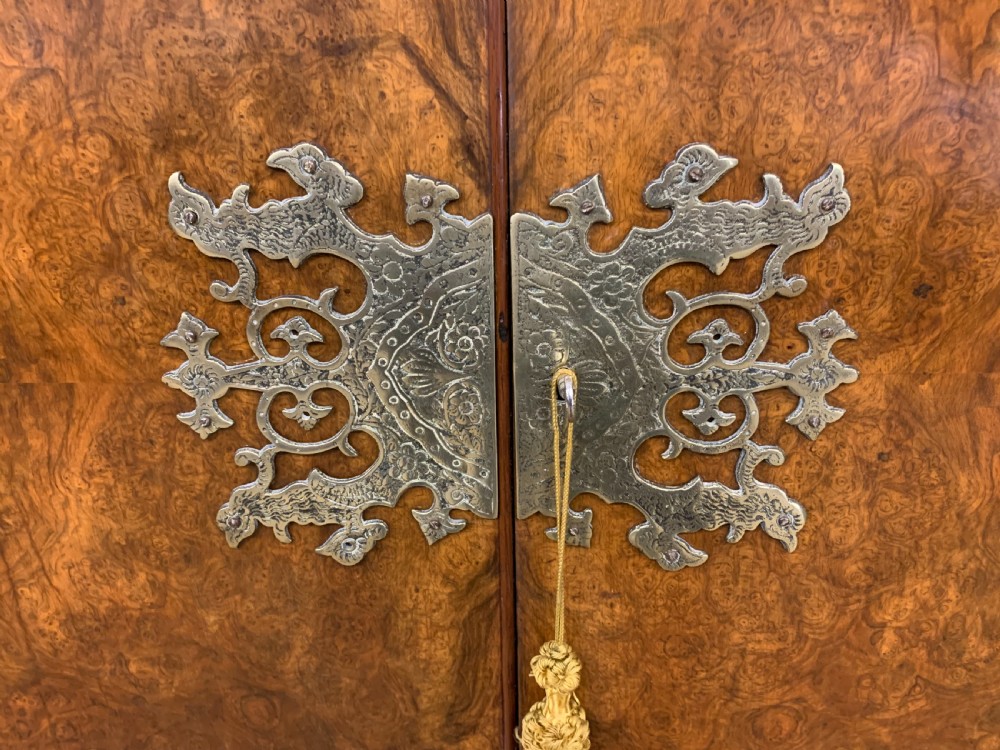 Burr Walnut Cocktail Cabinet  View III