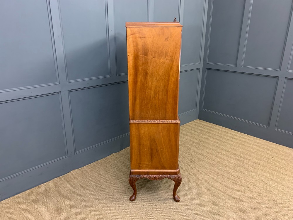 Burr Walnut Cocktail Cabinet  View XIII
