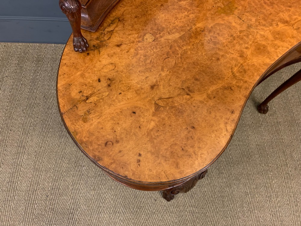 Kidney Shaped Burr Walnut Dressing Table View XIV