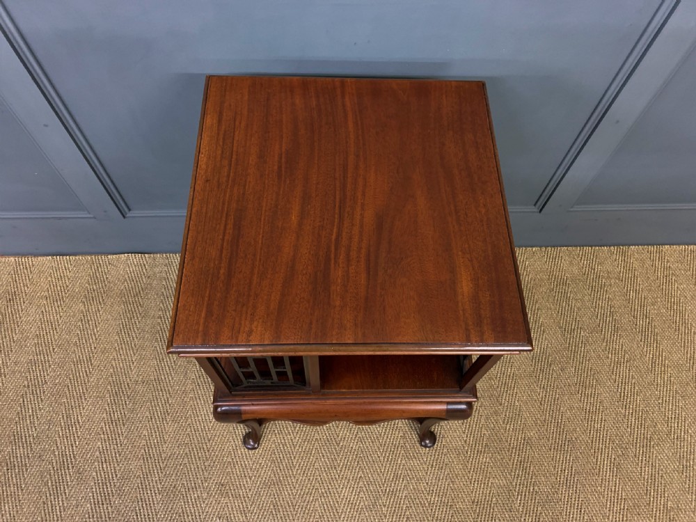 Mahogany Revolving Bookcase View III