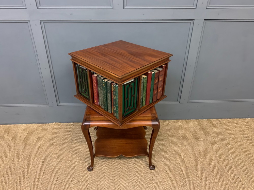 Mahogany Revolving Bookcase View IV
