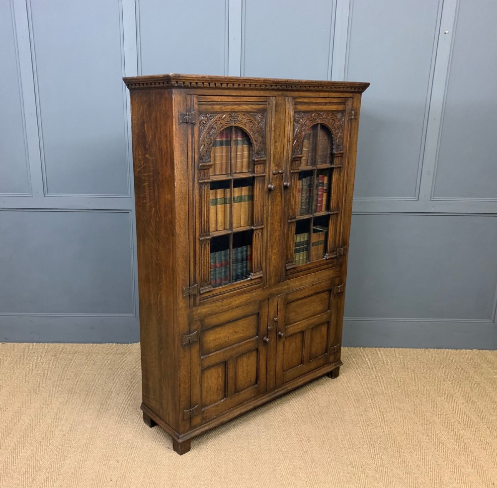 Ipswich Oak Bookcase View IV