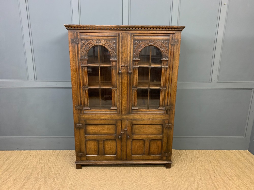Ipswich Oak Bookcase View V