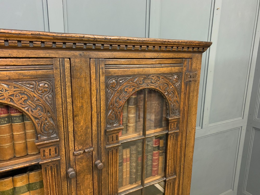 Ipswich Oak Bookcase View VIII