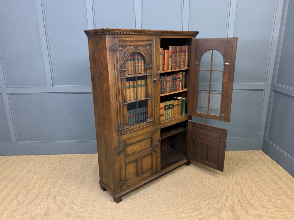 Ipswich Oak Bookcase View XII
