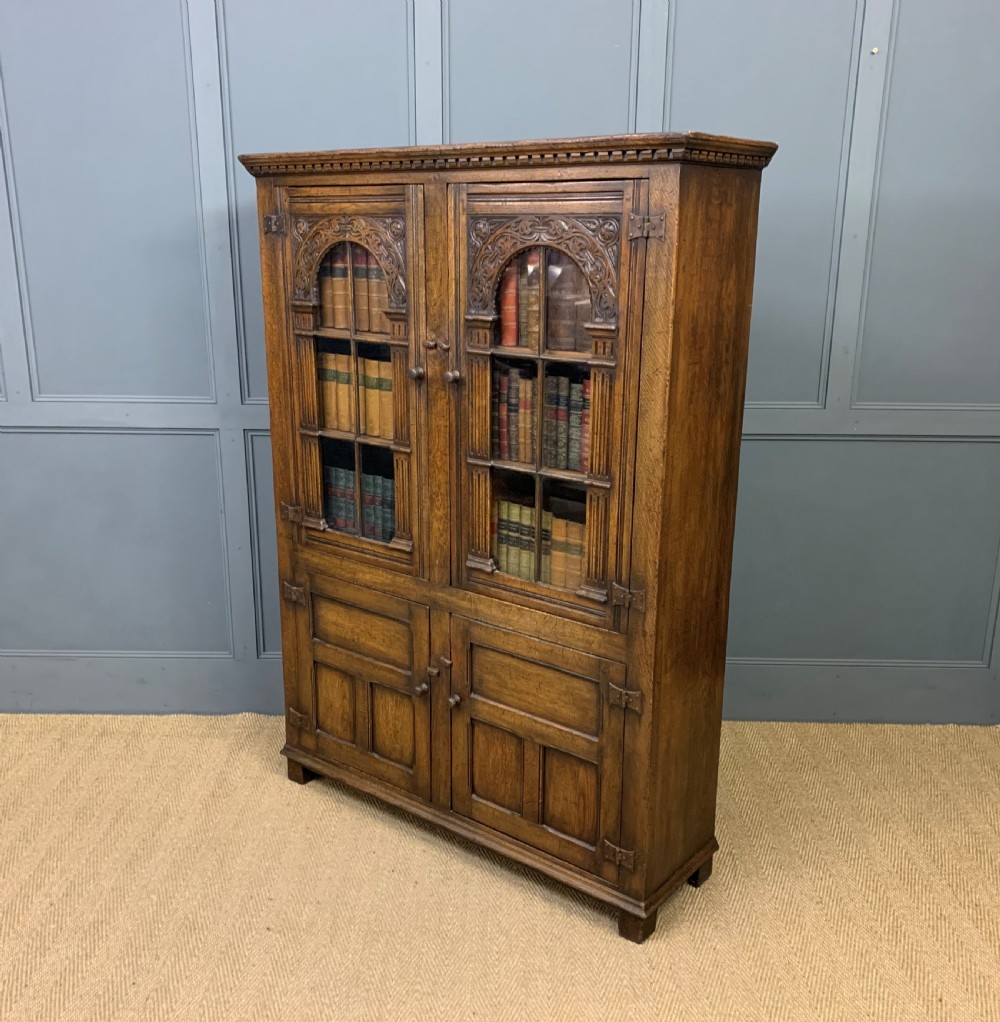 Ipswich Oak Bookcase View XIII