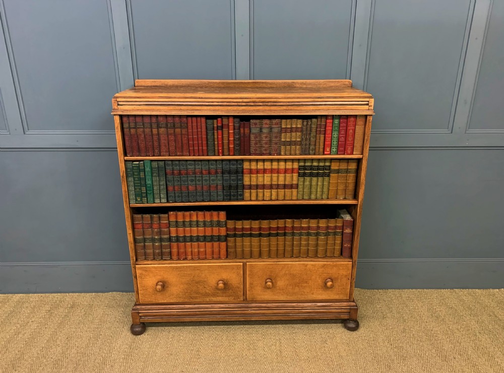 Oak Open Bookcase