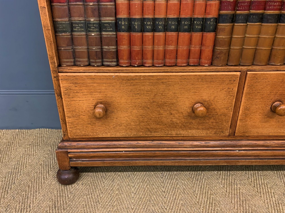 Oak Open Bookcase View II
