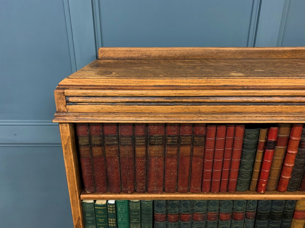 Oak Open Bookcase View V