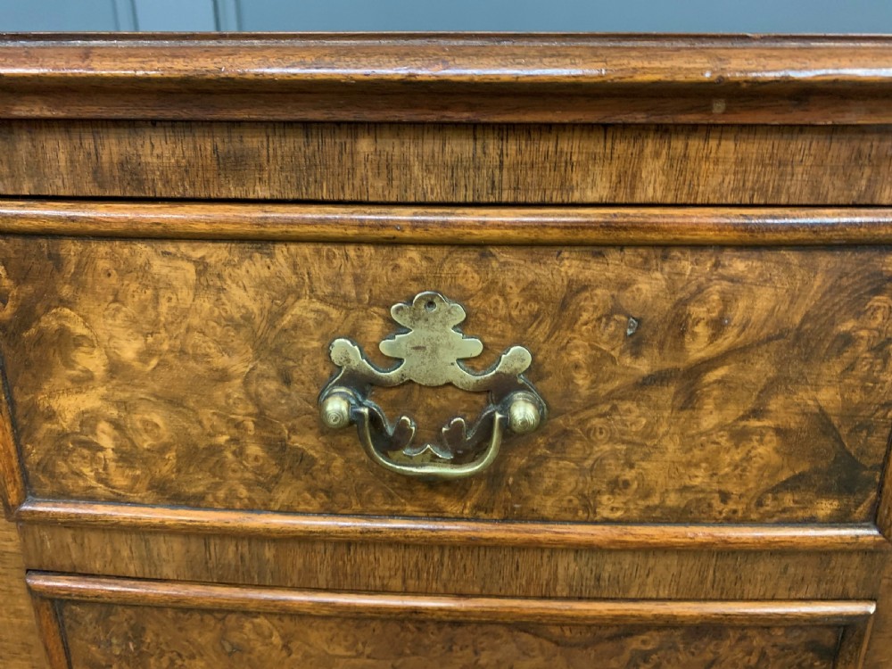 Bow Fronted Burr Walnut Table View VIII