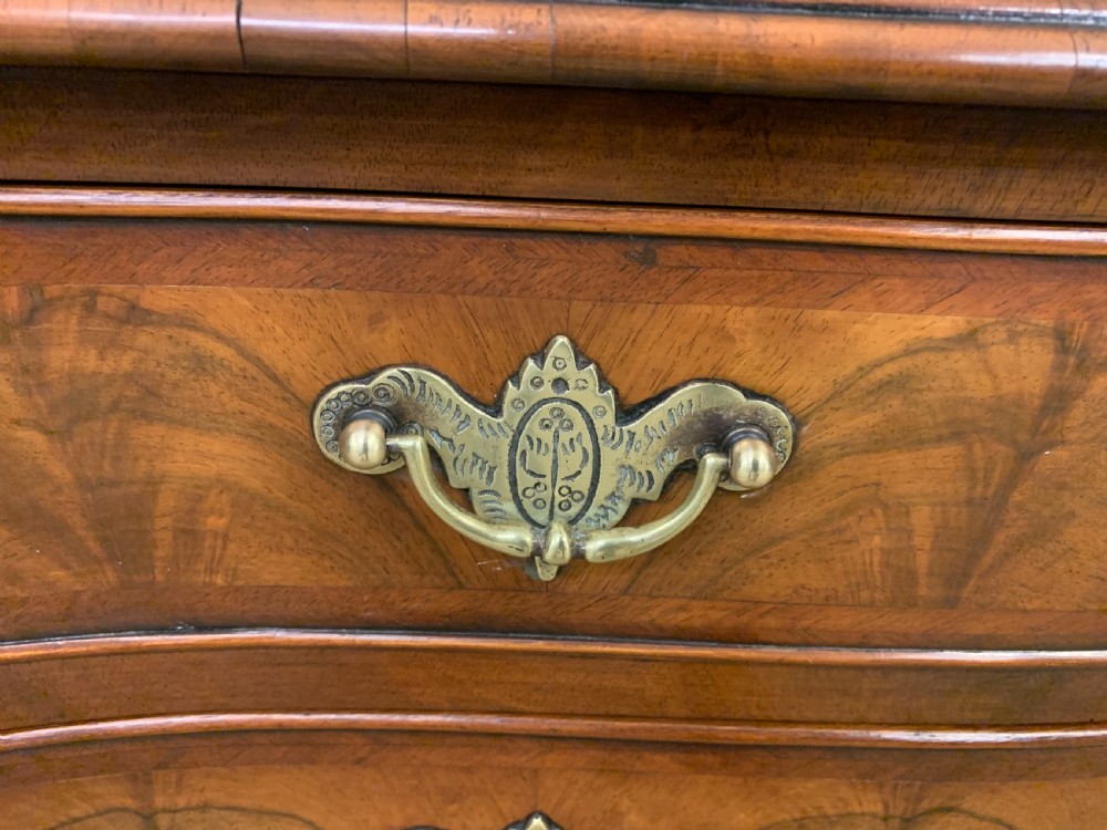 Serpentine Fronted Burr Walnut Chest of Drawers View VIII