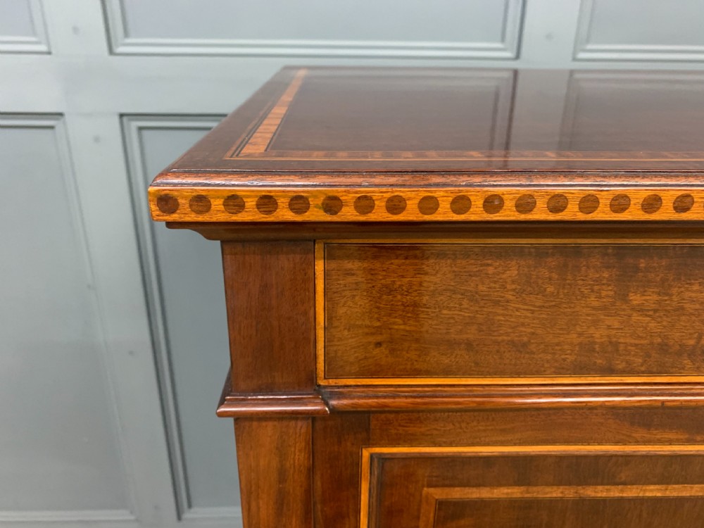 Howard and Sons Inlaid Mahogany Cabinet View IX