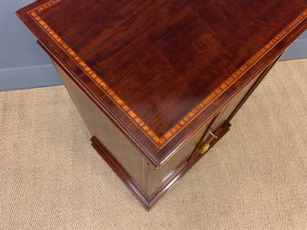 Howard and Sons Inlaid Mahogany Cabinet View XII