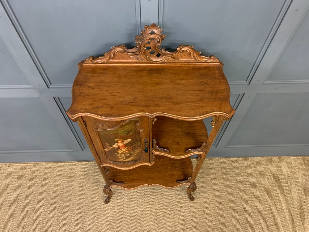 Vernis Martin Walnut Etagere View III