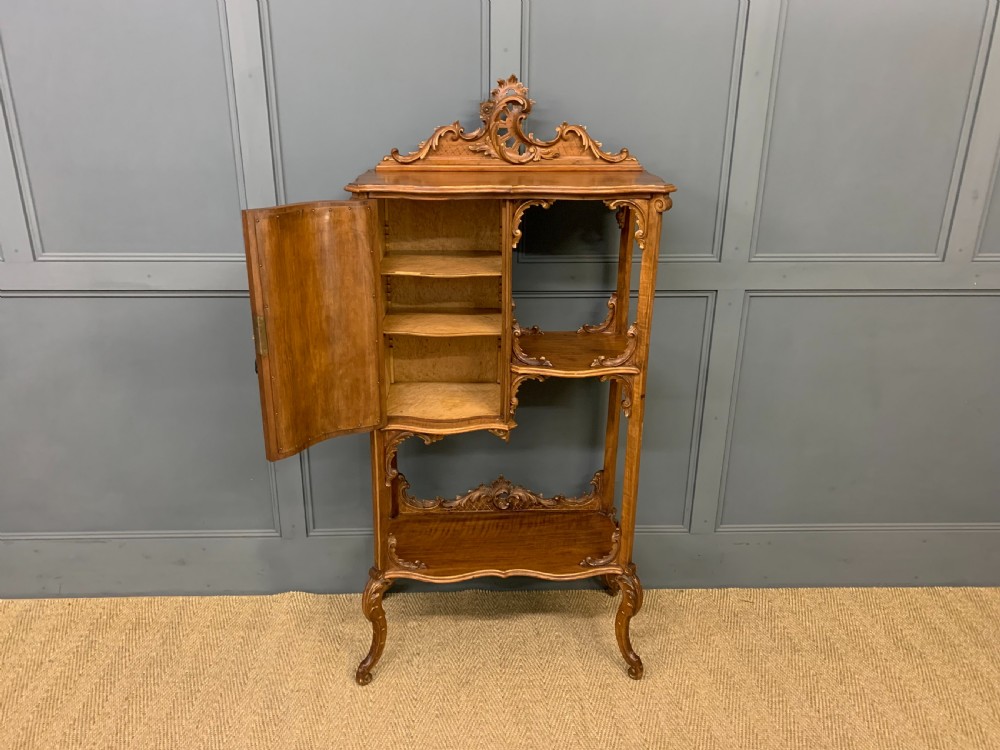 Vernis Martin Walnut Etagere View IV