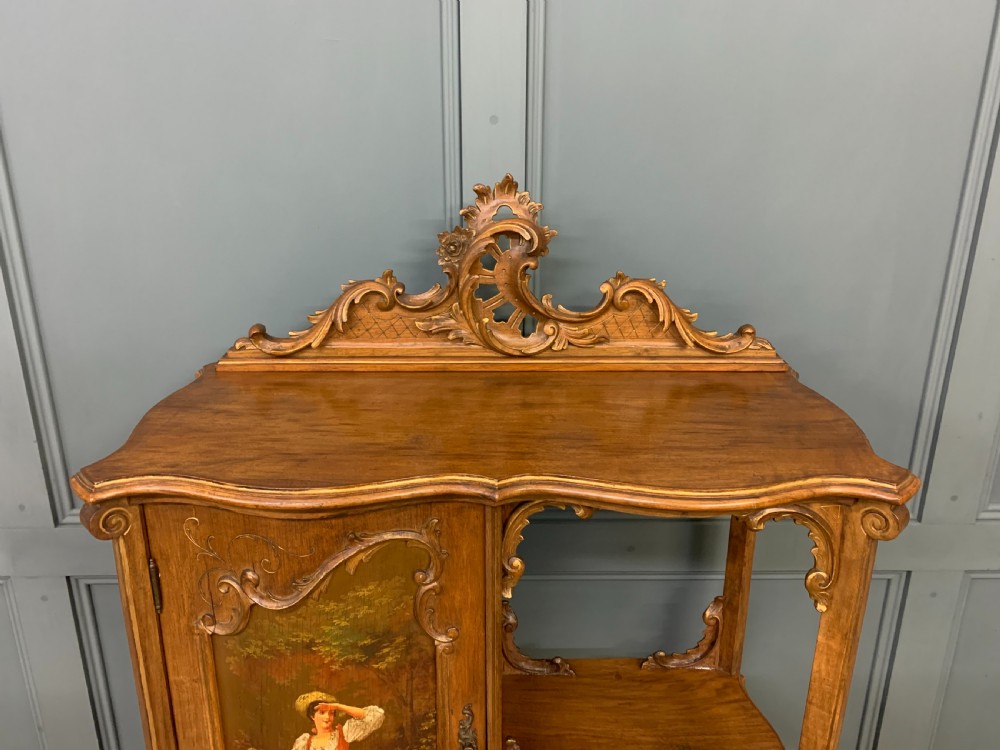 Vernis Martin Walnut Etagere View VI