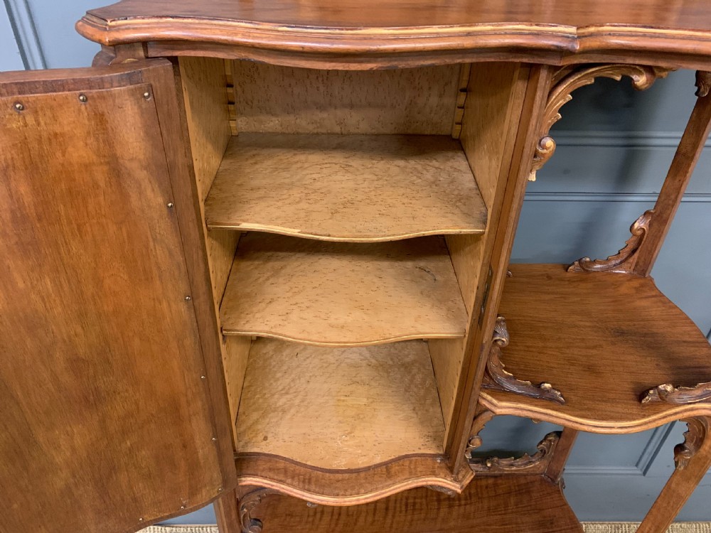 Vernis Martin Walnut Etagere View XII