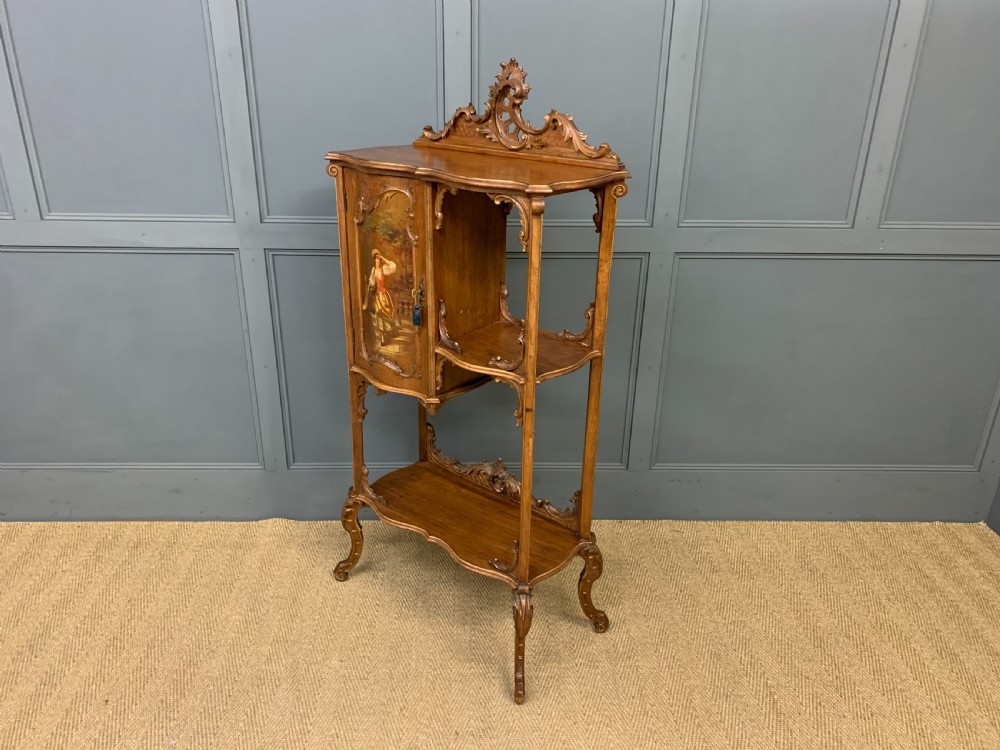 Vernis Martin Walnut Etagere View XIV