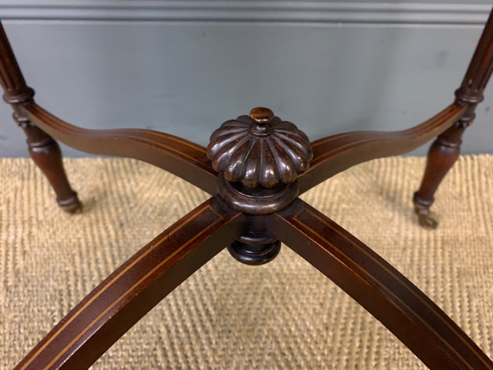 Inlaid Mahogany Flap Table View XIV