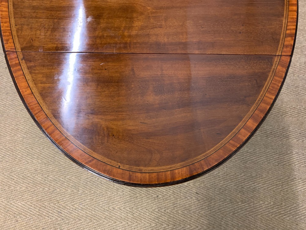Inlaid Mahogany Flap Table View XVIII