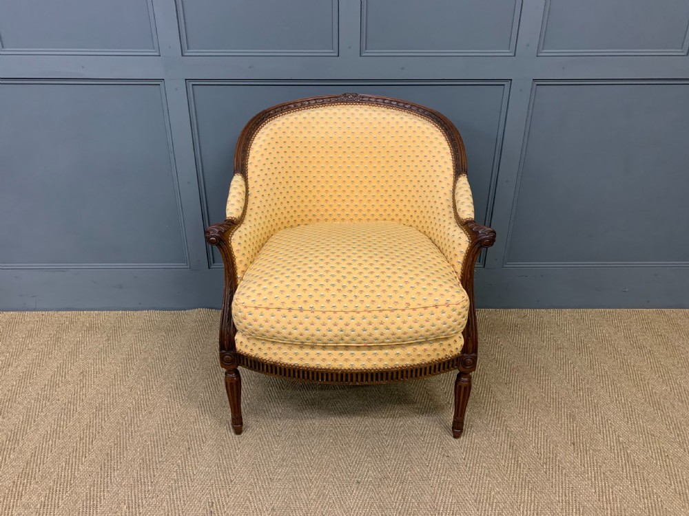 Upholstered Neo-Classical Design Armchair
