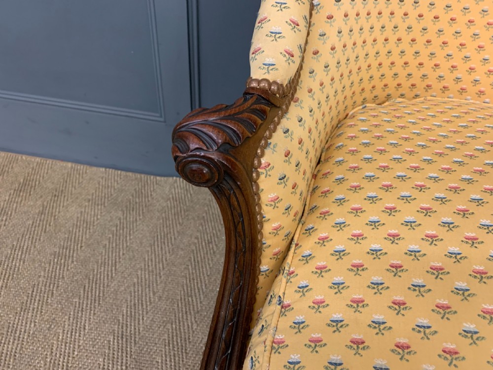 Upholstered Neo-Classical Design Armchair View II