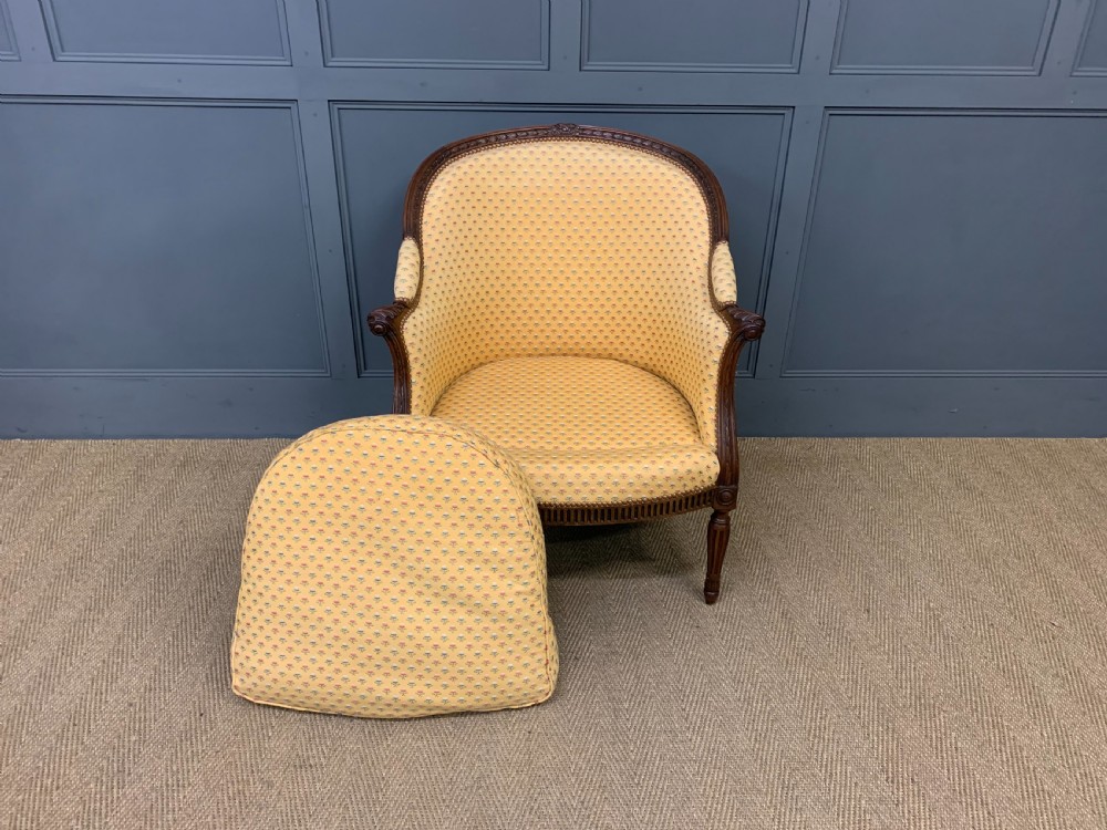Upholstered Neo-Classical Design Armchair View III