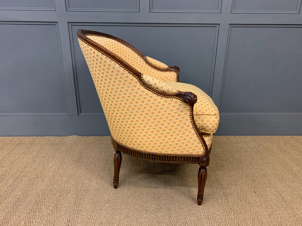 Upholstered Neo-Classical Design Armchair View IV