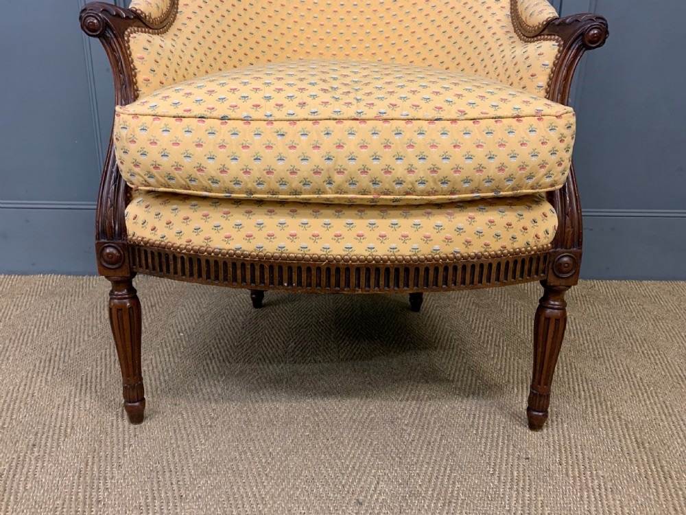 Upholstered Neo-Classical Design Armchair View IX
