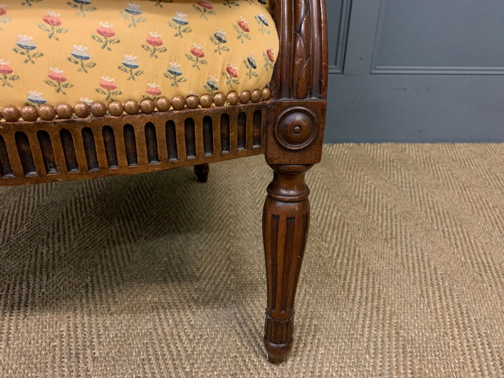Upholstered Neo-Classical Design Armchair View X