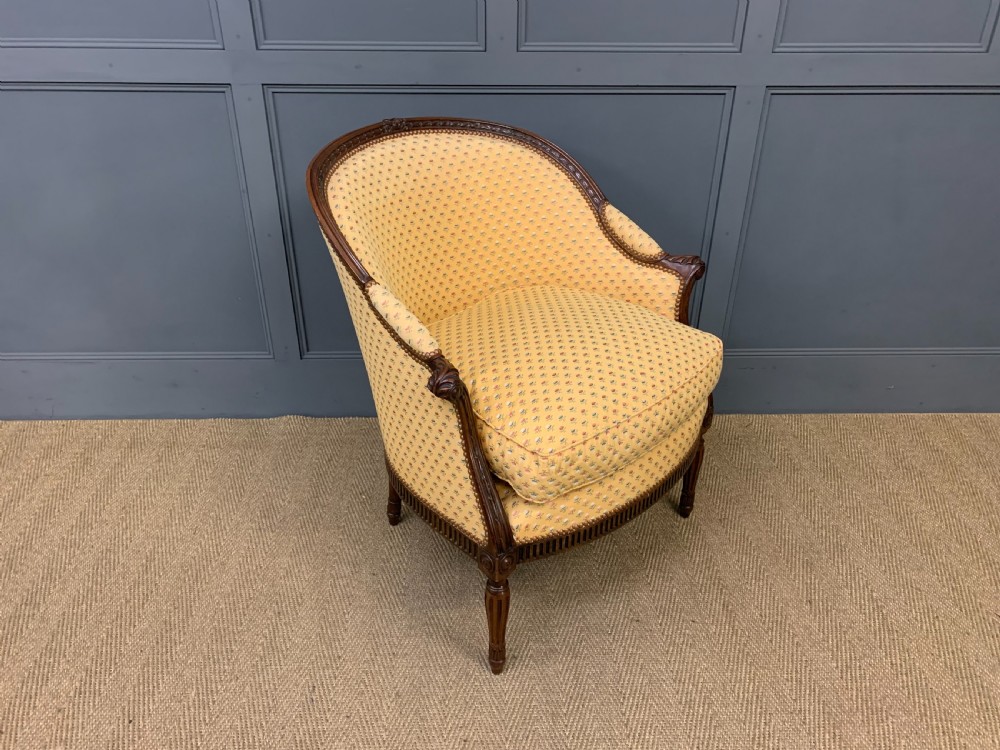Upholstered Neo-Classical Design Armchair View XI