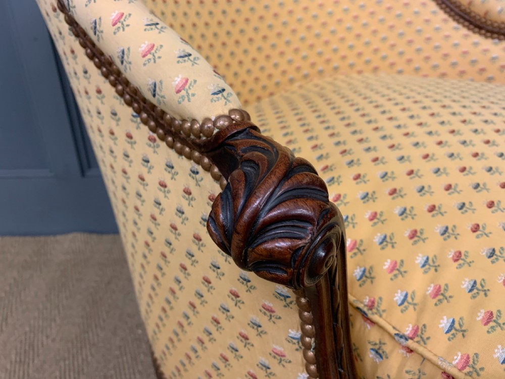 Upholstered Neo-Classical Design Armchair View XII