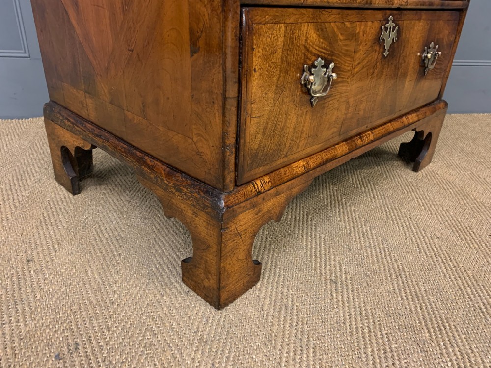 Early Georgian Walnut Bachelors Chest View XI
