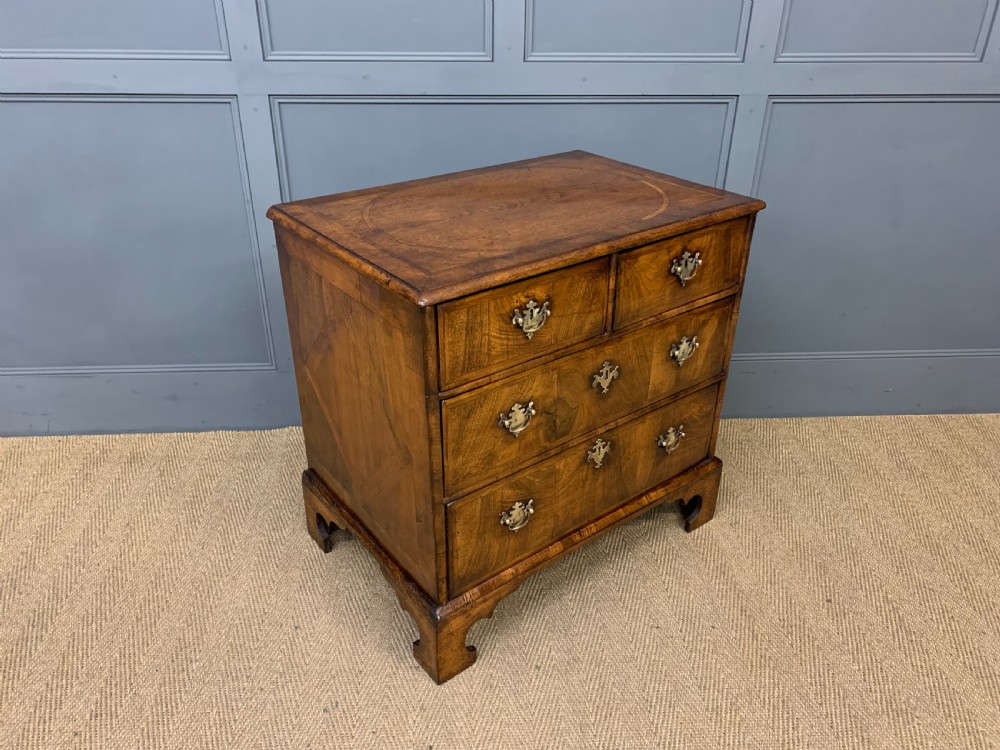 Early Georgian Walnut Bachelors Chest View XII