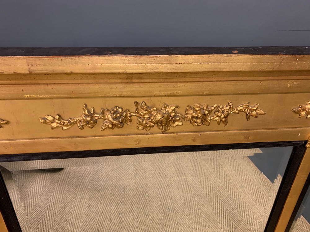 Regency Triple Plate Gilt Overmantle Mirror View X