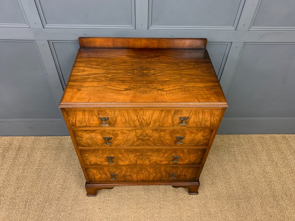 Waring and Gillow Art Deco Burr Walnut Chest of Drawers View II