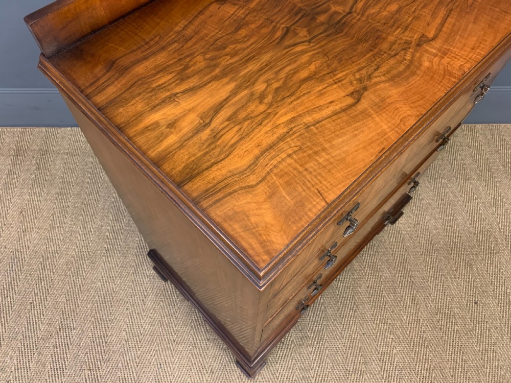 Waring and Gillow Art Deco Burr Walnut Chest of Drawers View X